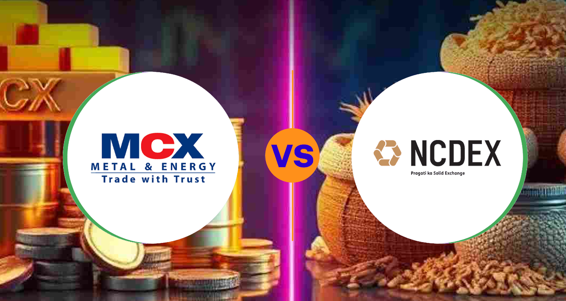 Differences between MCX vs NCDEX: Everything a stock trader should know