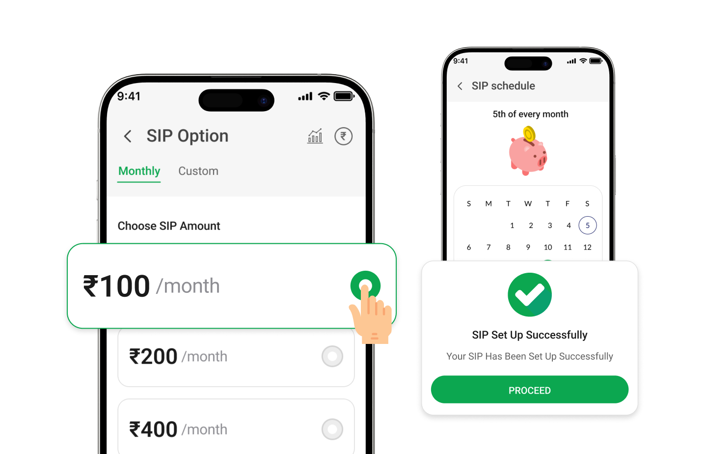 Start SIPs from Just ₹100